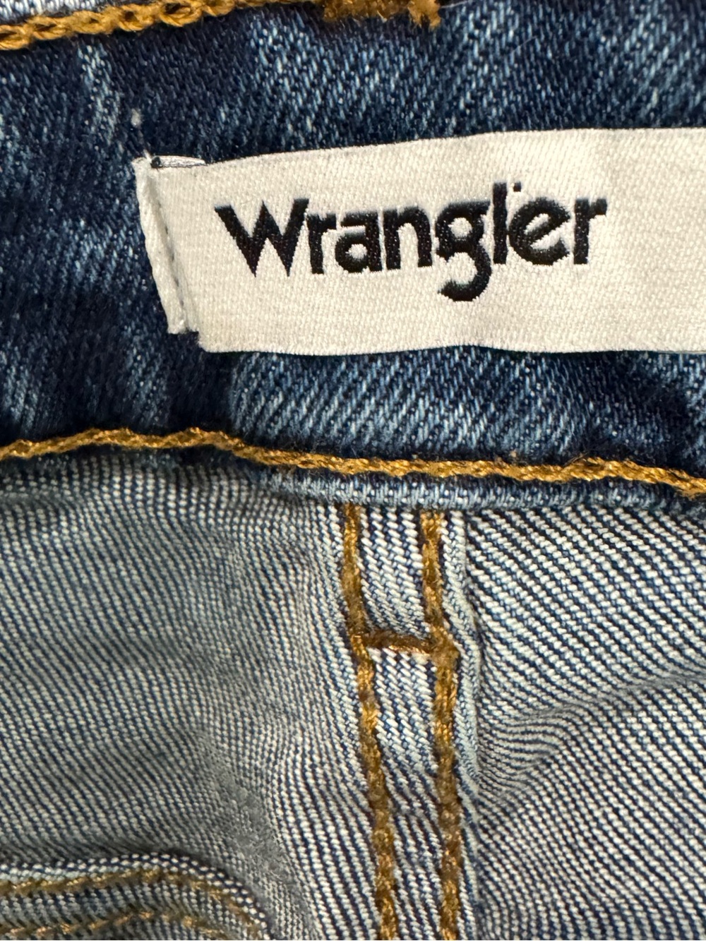 Wrangler Women's Medium Blue Denim Jeans high rise boot cut 27x30